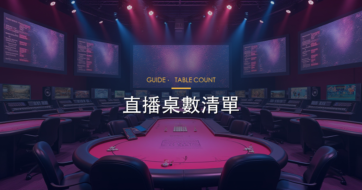 直播桌數清單